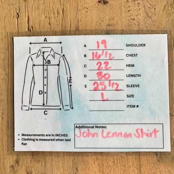 NWT Bag One Arts Men’s Long Sleeve John Lennon Inspired Instant Karma Shirt - Picture 8 of 9